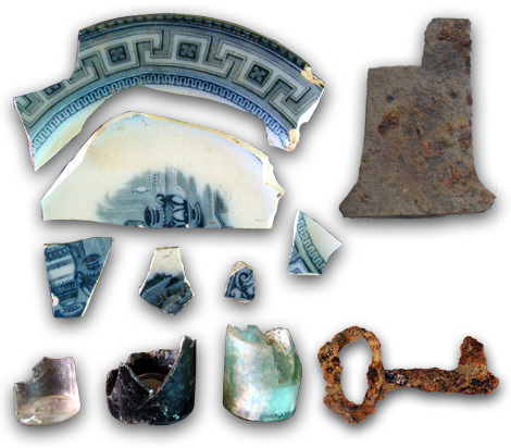 Arqueologia Vidro, Porcelana, Ferro